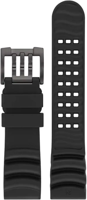 Luminox Men's Black 24mm 1520 Scott Cassel Deep Dive Automatic Rubber Watch Band
