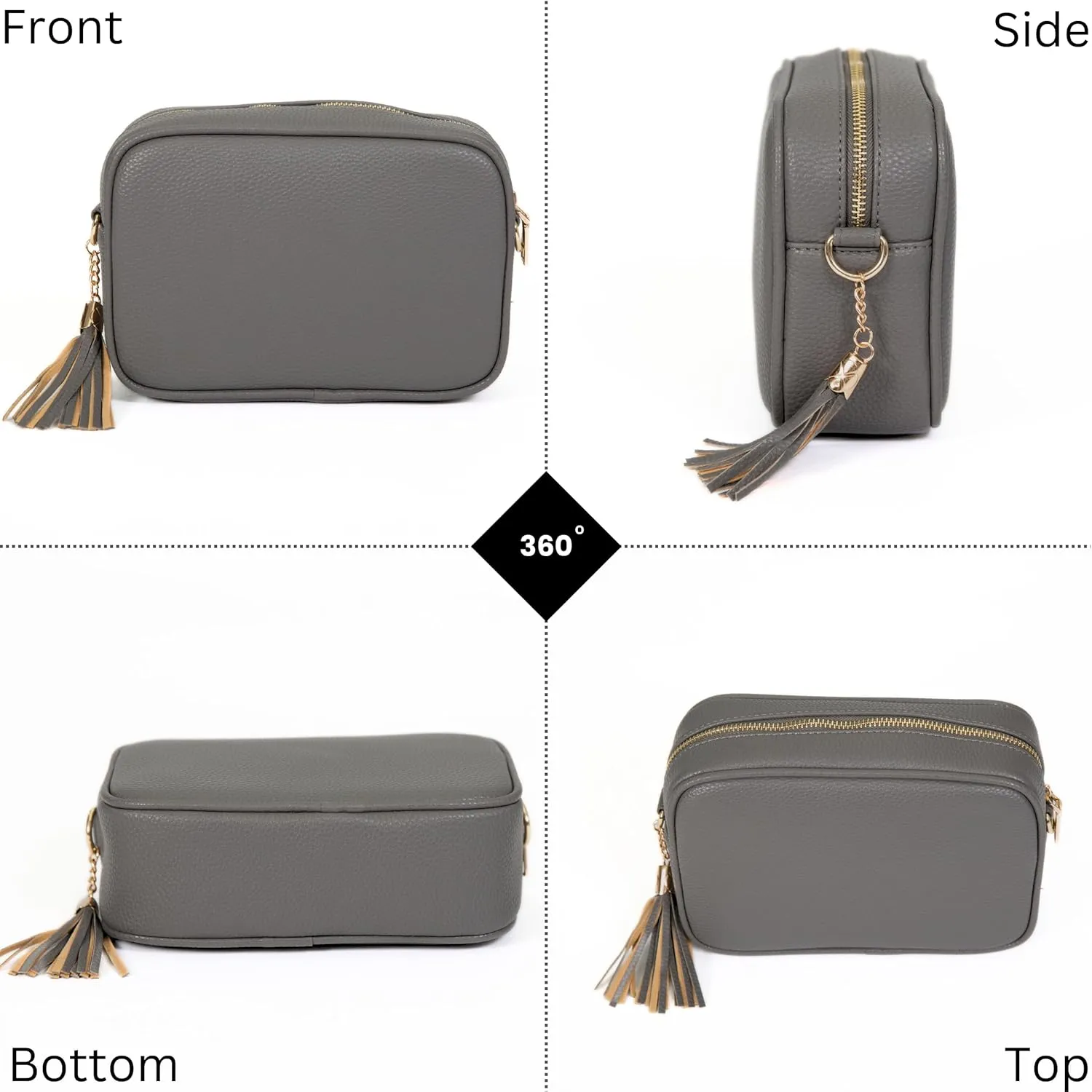 Mabel Crossbody Bag for Women Lightweight mall Shoulder Handbag Bag with Wide Adjustable Canvas Strap, Lightweight - Drew
