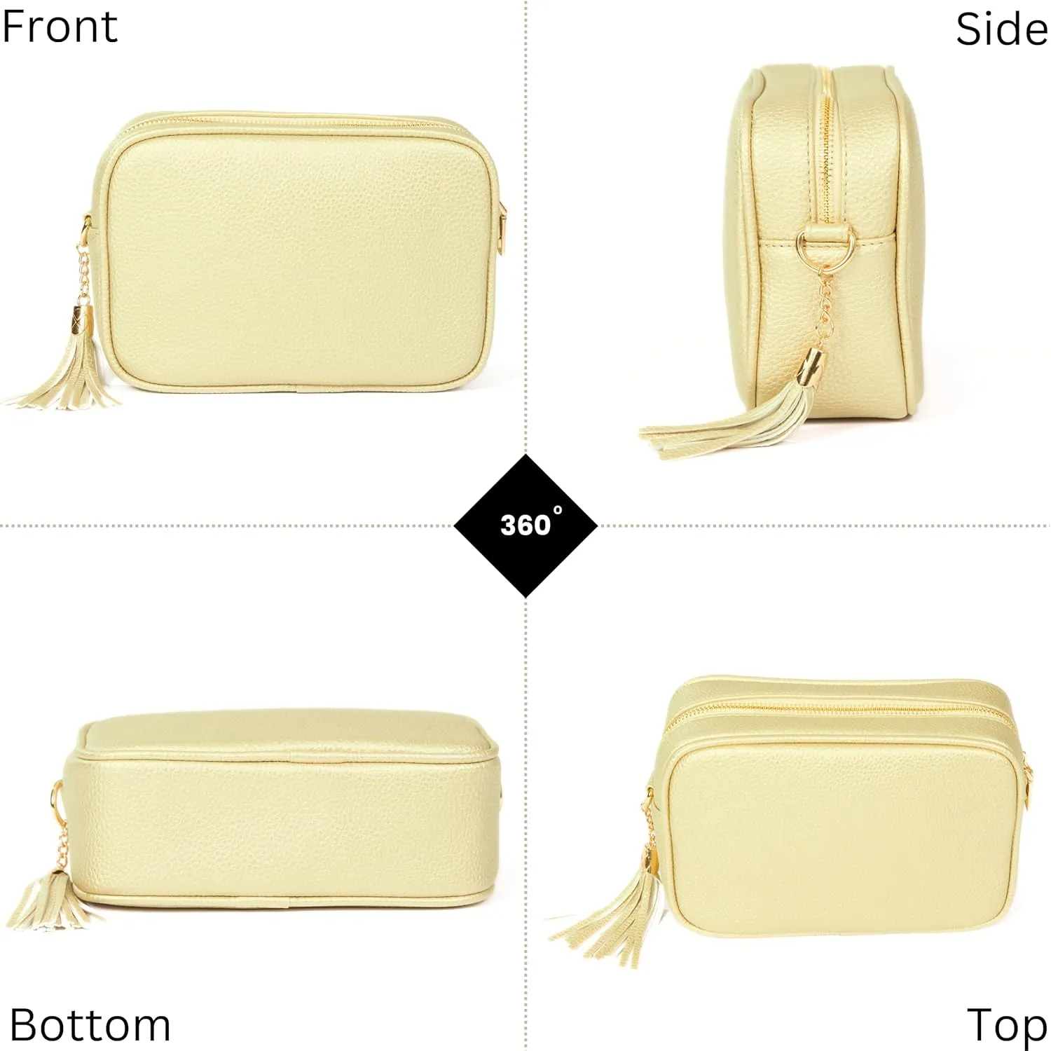 Mabel Crossbody Bag for Women Lightweight mall Shoulder Handbag Bag with Wide Adjustable Canvas Strap, Lightweight - Drew