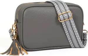 Mabel Crossbody Bag for Women Lightweight mall Shoulder Handbag Bag with Wide Adjustable Canvas Strap, Lightweight - Drew