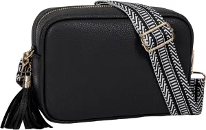 Mabel Crossbody Bag for Women Lightweight mall Shoulder Handbag Bag with Wide Adjustable Canvas Strap, Lightweight - Drew