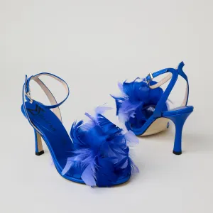 Marian Royal Blue Suede Sling Back Shoes