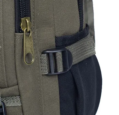 Men Canvas Student Backpack