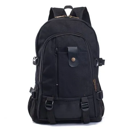 Men Canvas Student Backpack