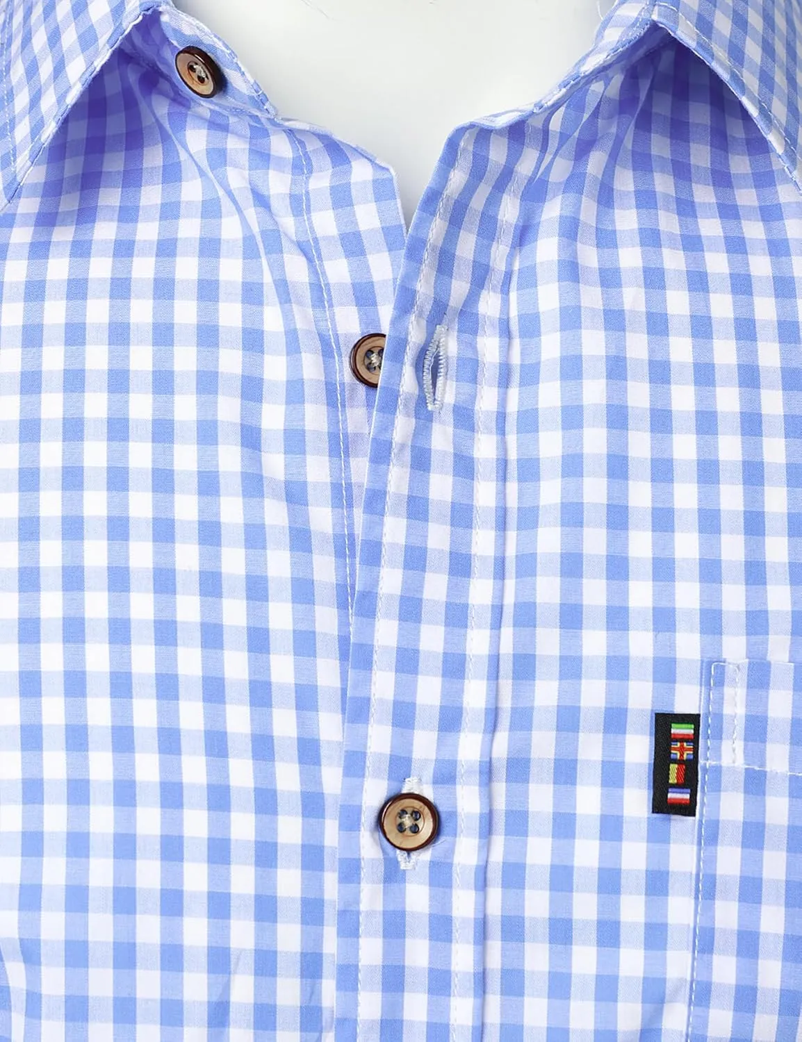 Men's Casual Plaid Button Down Shirt Cotton Short Sleeve Gingham Dress Shirts Regular Fit with Pocket