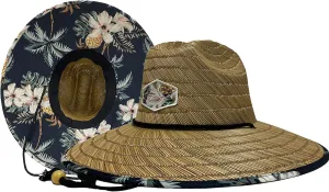 Men's Outsider Lifeguard Wide Brim Beach Sun Straw Hat