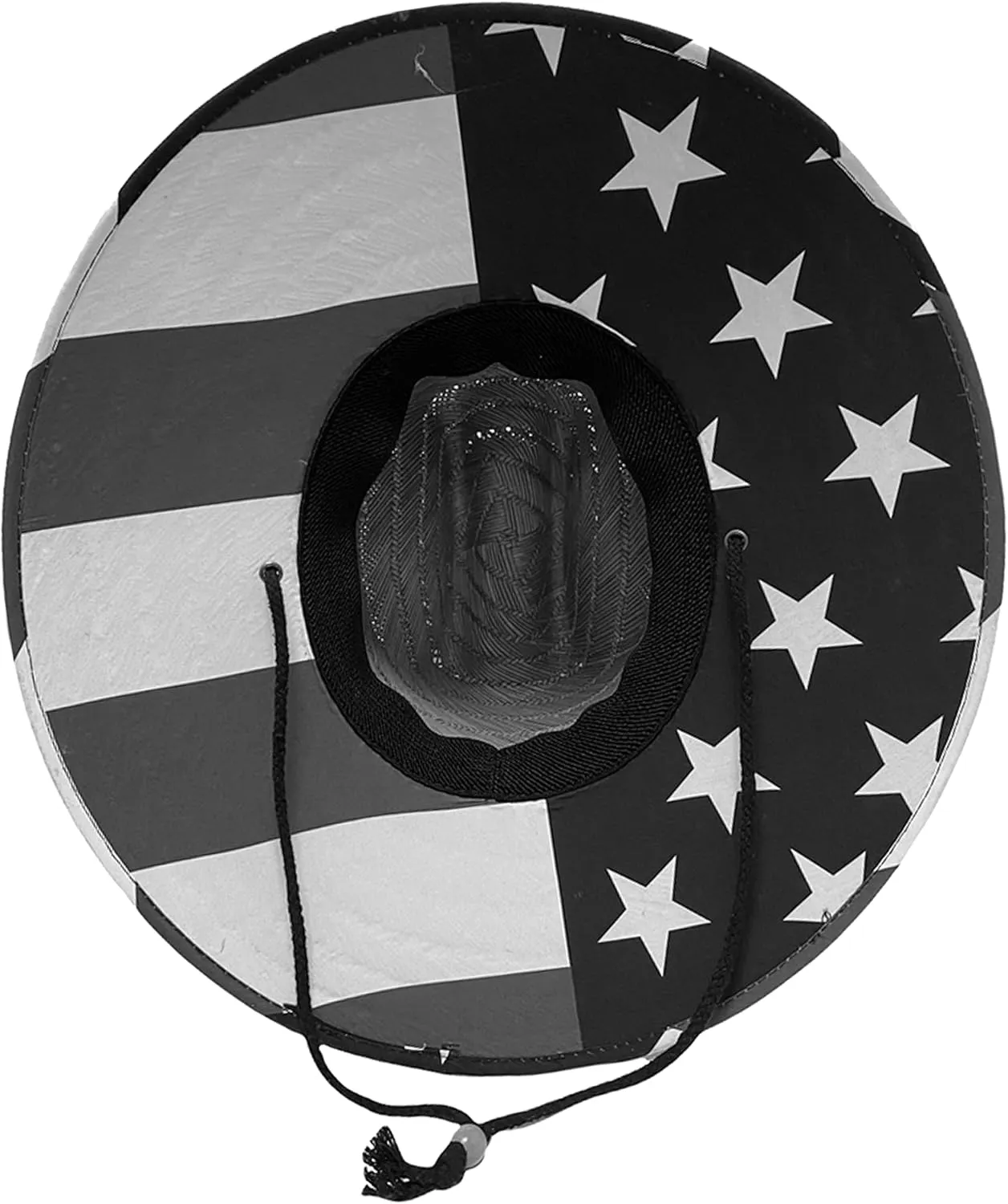 Men's Outsider Lifeguard Wide Brim Beach Sun Straw Hat
