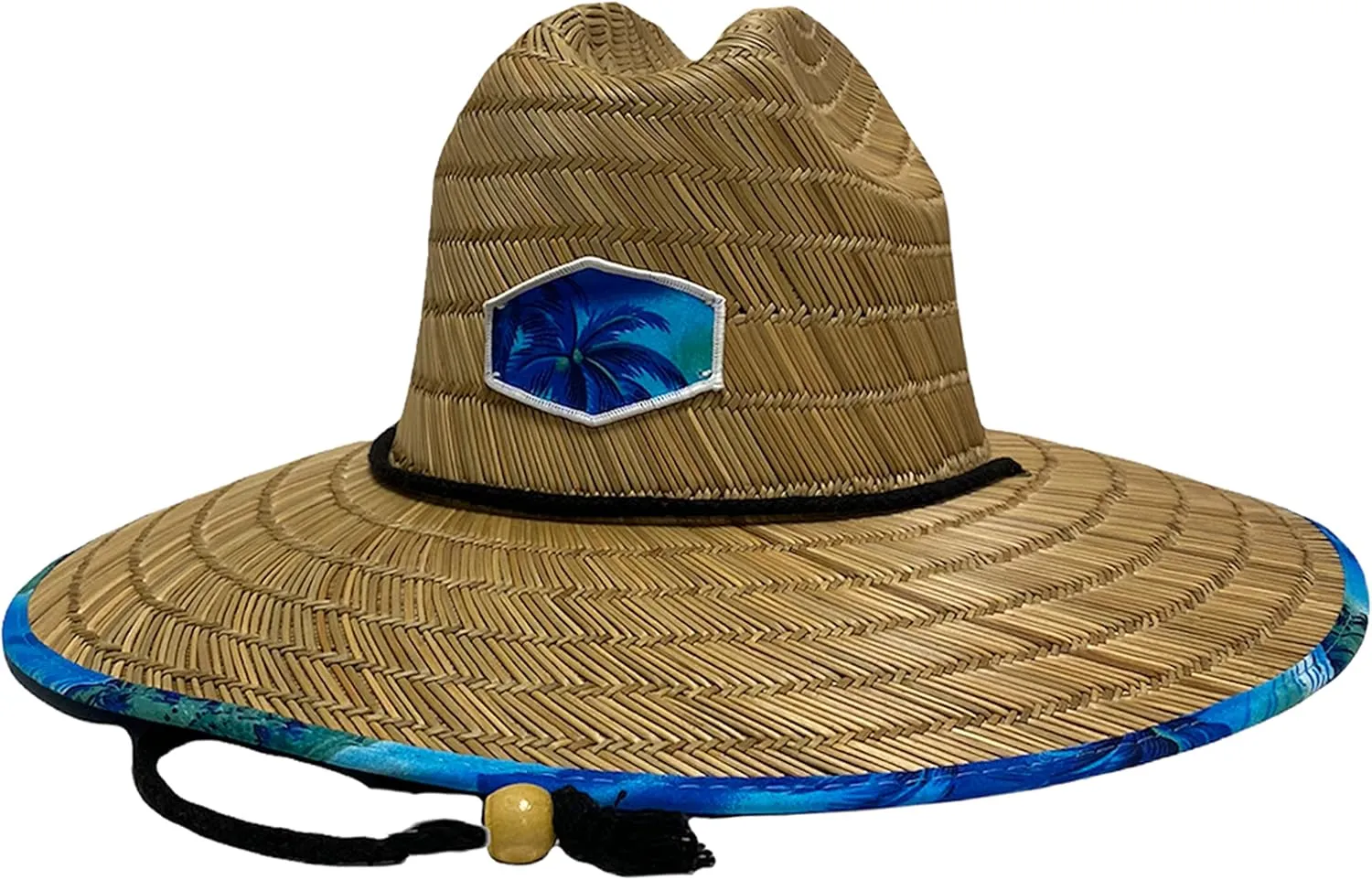 Men's Outsider Lifeguard Wide Brim Beach Sun Straw Hat