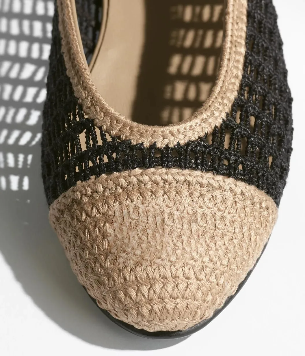 Mesh Raffia Ballet Flats Shoes for Women Mary Jane Flat Woven Round Cap Toe Dress Casual Comfortable Ballerina