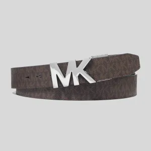 MICHAEL KORS 4-In-1 Logo Reversible Belt Box Set Brown/Black RS-36R4LBLY4B