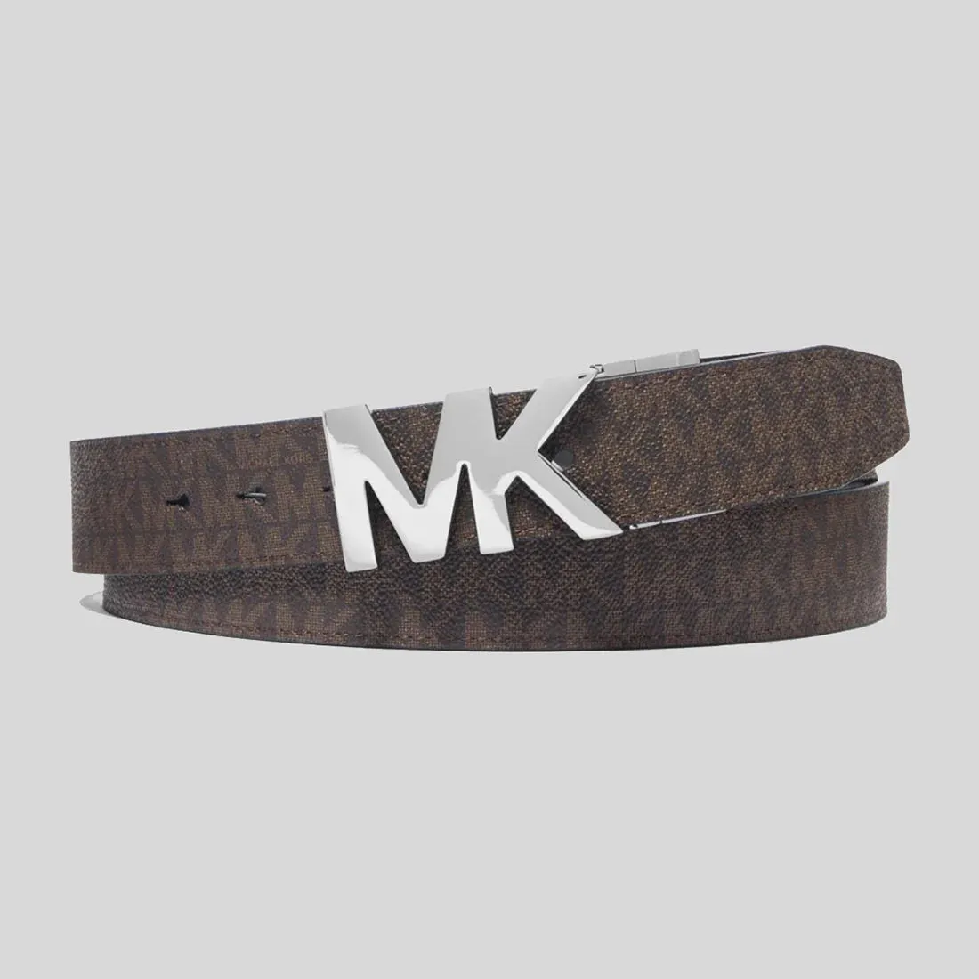MICHAEL KORS 4-In-1 Logo Reversible Belt Box Set Brown/Black RS-36R4LBLY4B