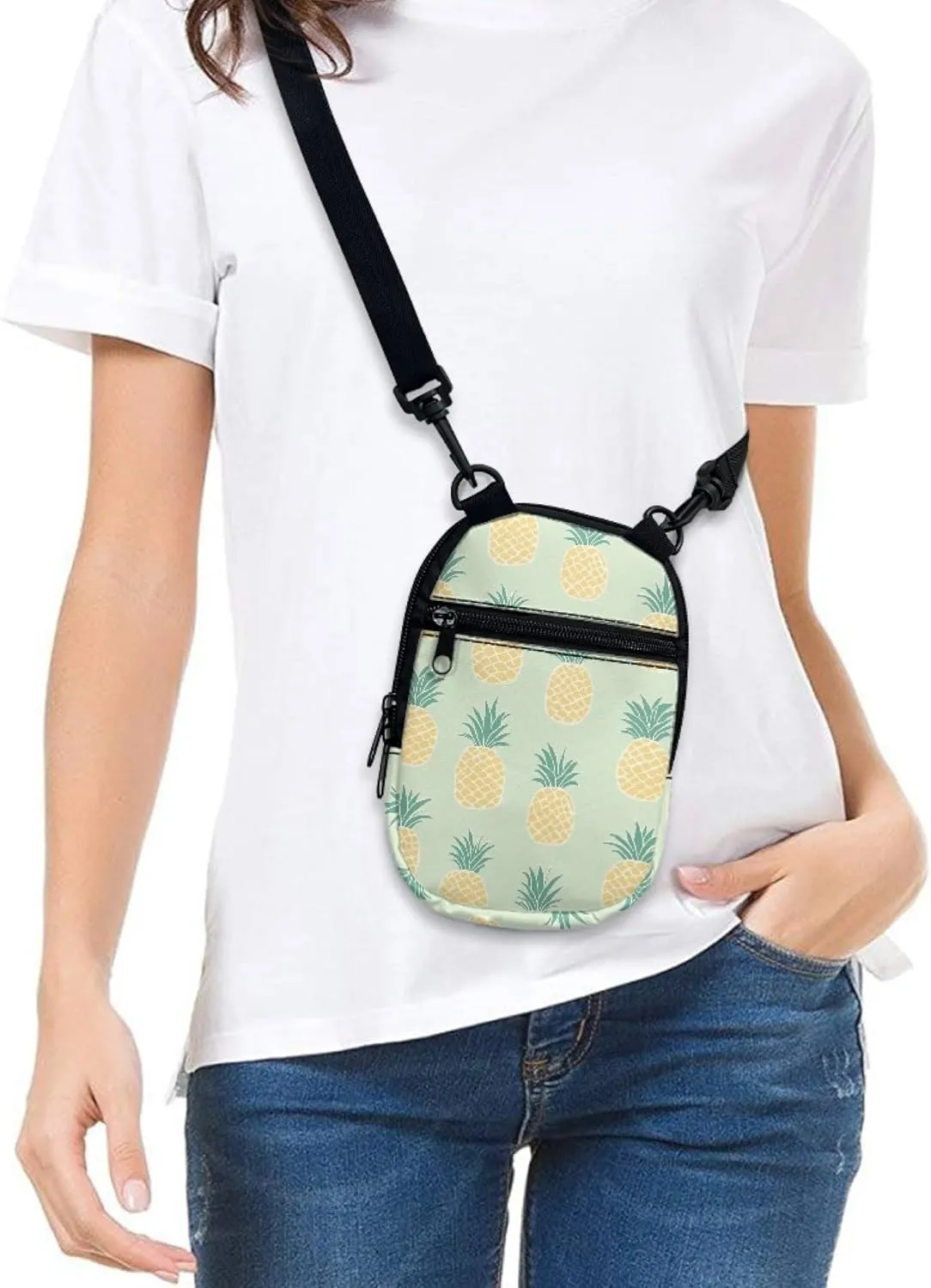 Mini Messenger Bag Girls Crossbody Bags for Women Designer Wallet Purses Shoulder Pouch for Workout Travelling