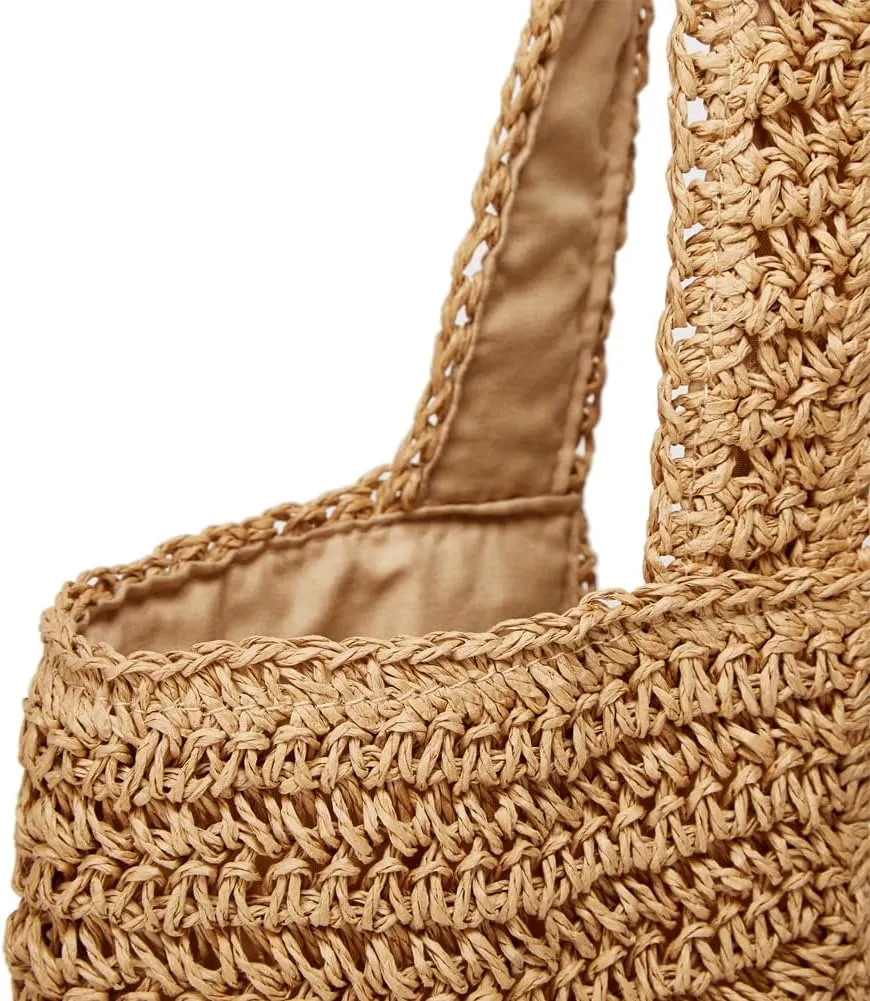 Molodo Straw Beach Bag for Women Classic Beach Tote Bag Handwoven Shoulder Bag Stylish Hobo Purses for Summer Vacation Travel