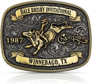 Montana Silversmiths Officially Licensed Dale Brisby Rodeo Western Belt Buckle