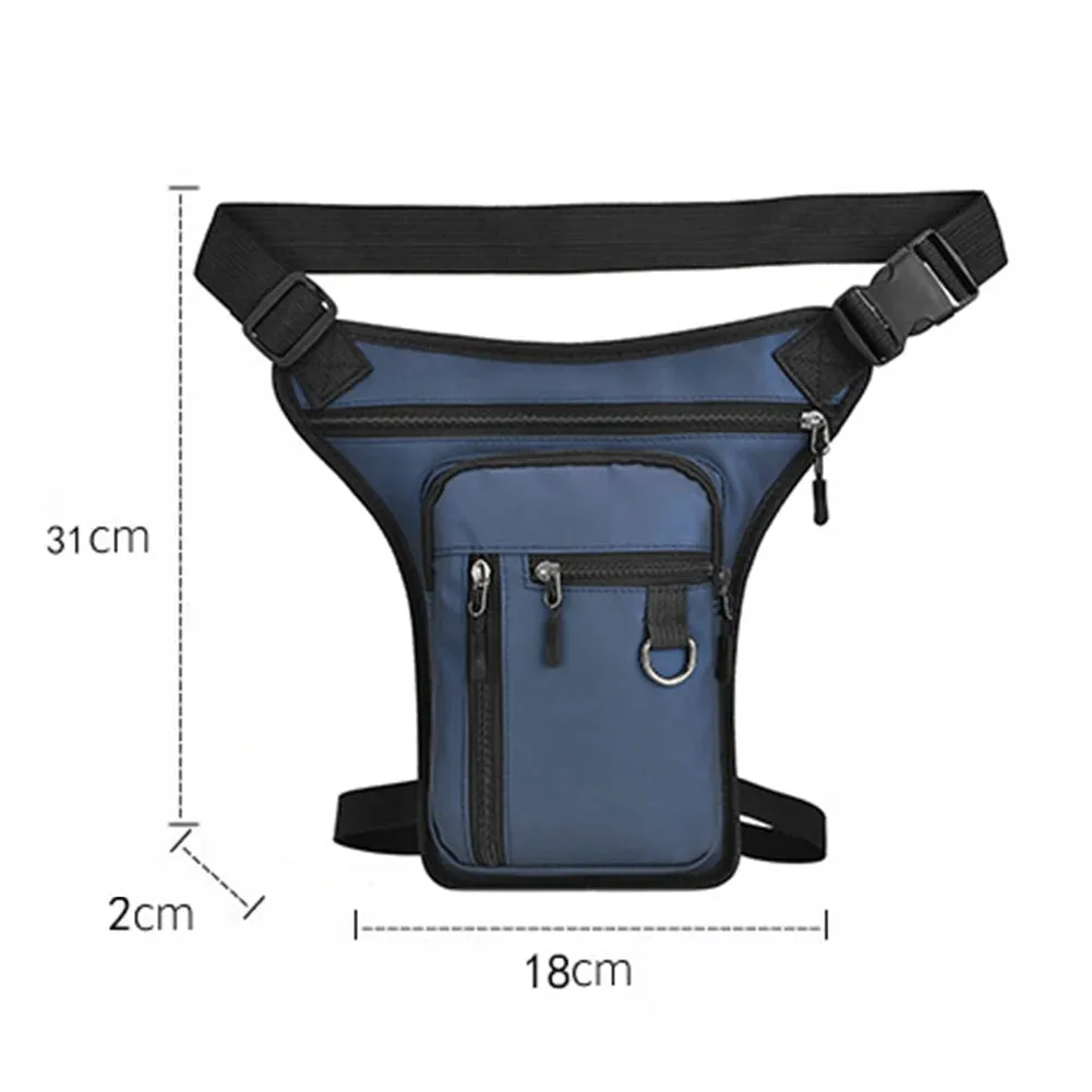 Motorcycle Bag Men Motorbike Leg Side Bag EVA Hard Shell Male Phone Waist Pack Motorcycle Drop Leg Bag Fanny Pack Belt Bum Bags