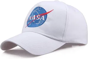 NASA Logo Baseball Cap Vintage Twill Embroidery Dad Hat Hip Hop Baseballcap Adjustable