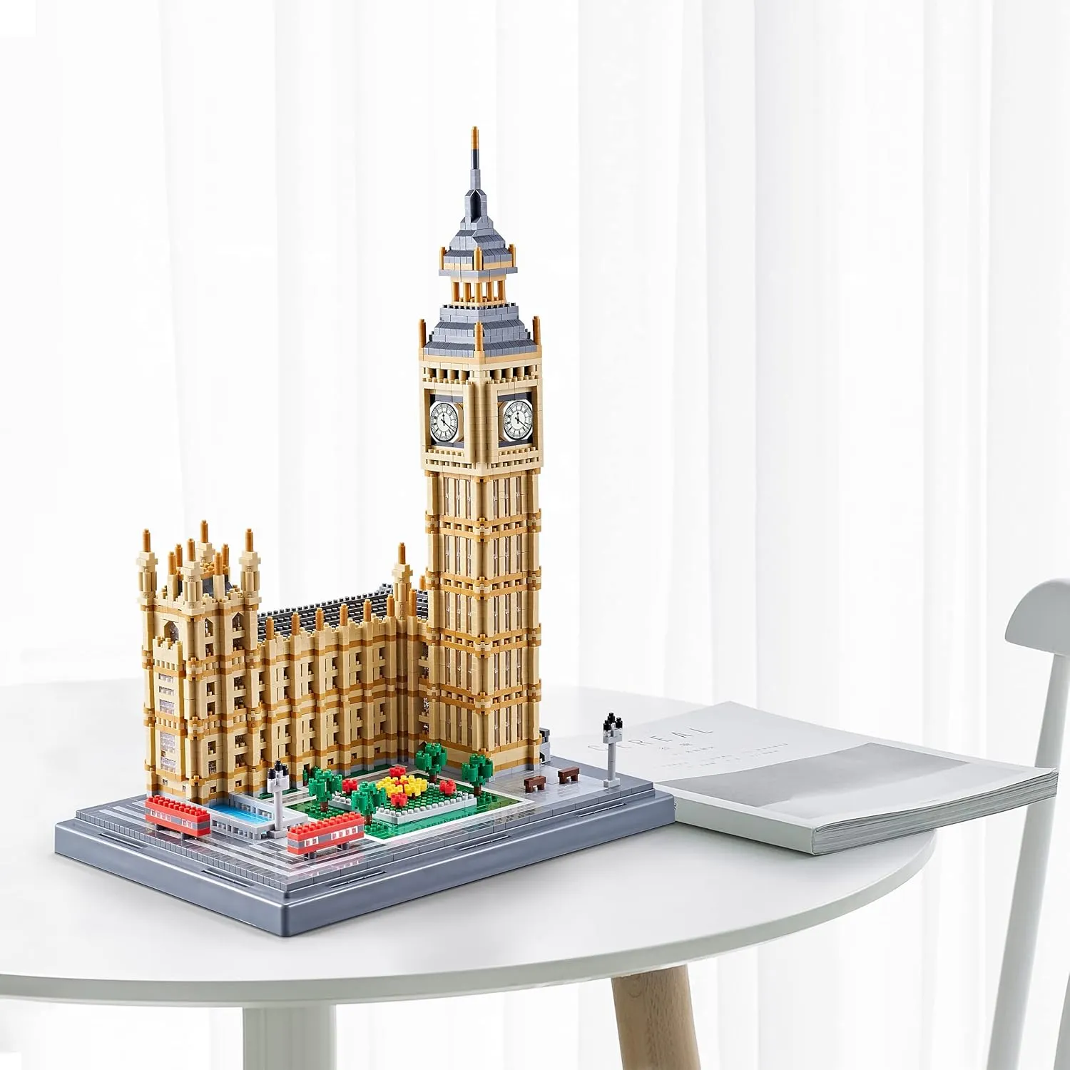 New Architecture Big Ben Building Set - 6473pcs  Micro Mini Blocks - Enjoyable & Affordable - Detailed Model Ages 14 