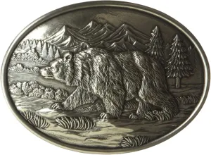 Nocona Men's Oval Bear Buckle