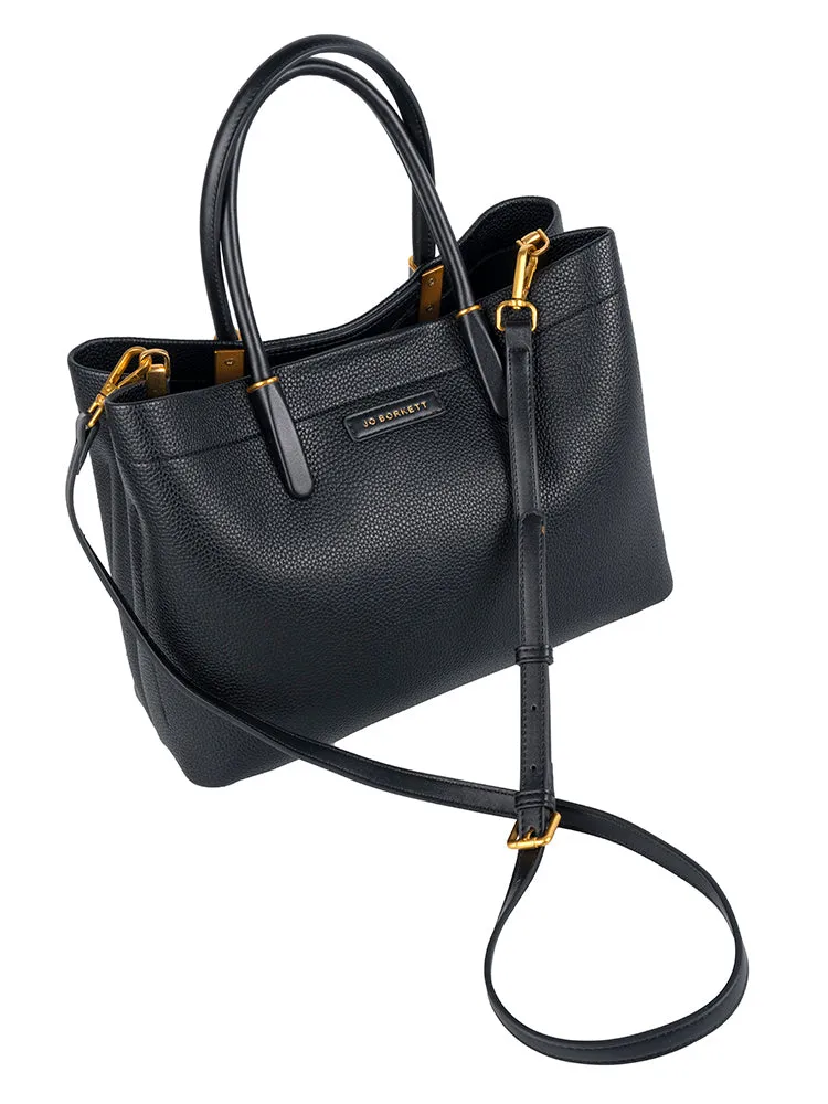 Olivia Shopper Tote Bag - Black