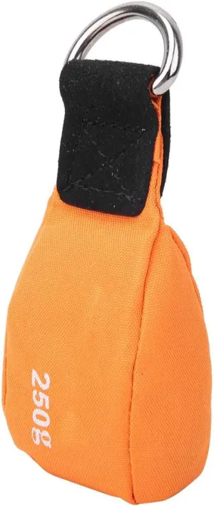 Outdoor Throw Weight Bag, Orange Nylon Climbing Rope Bag Arborist Throw Bags for Rock Climbing Tree Work Gear