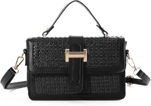 Oweisong Summer Purse for Women 2025 Woven Vacation Handbags Straw Crossbody Bag for Spring Beach