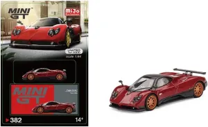 Pagani Zonda F Rosso Dubai 1/64 Diecast Model Car by True Scale Miniatures MGT00382