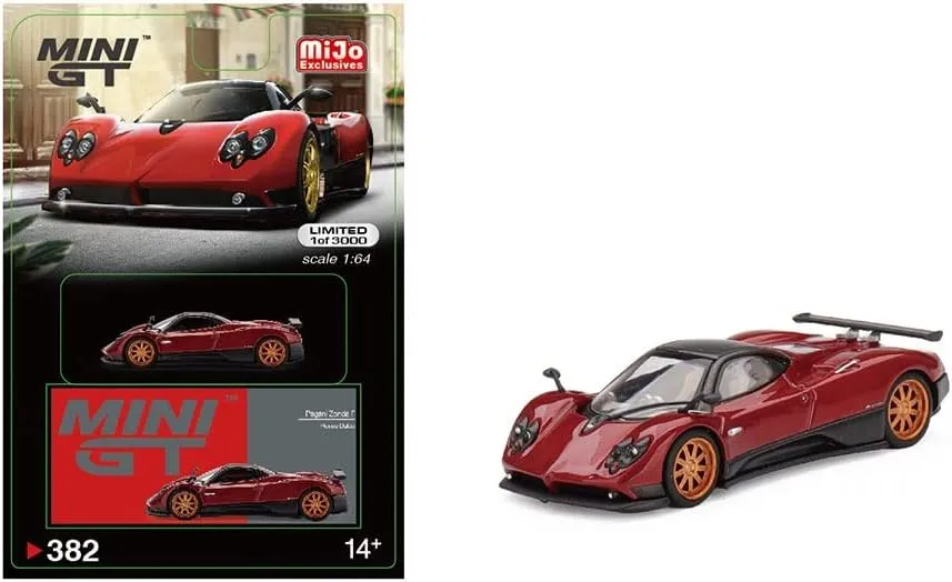 Pagani Zonda F Rosso Dubai 1/64 Diecast Model Car by True Scale Miniatures MGT00382