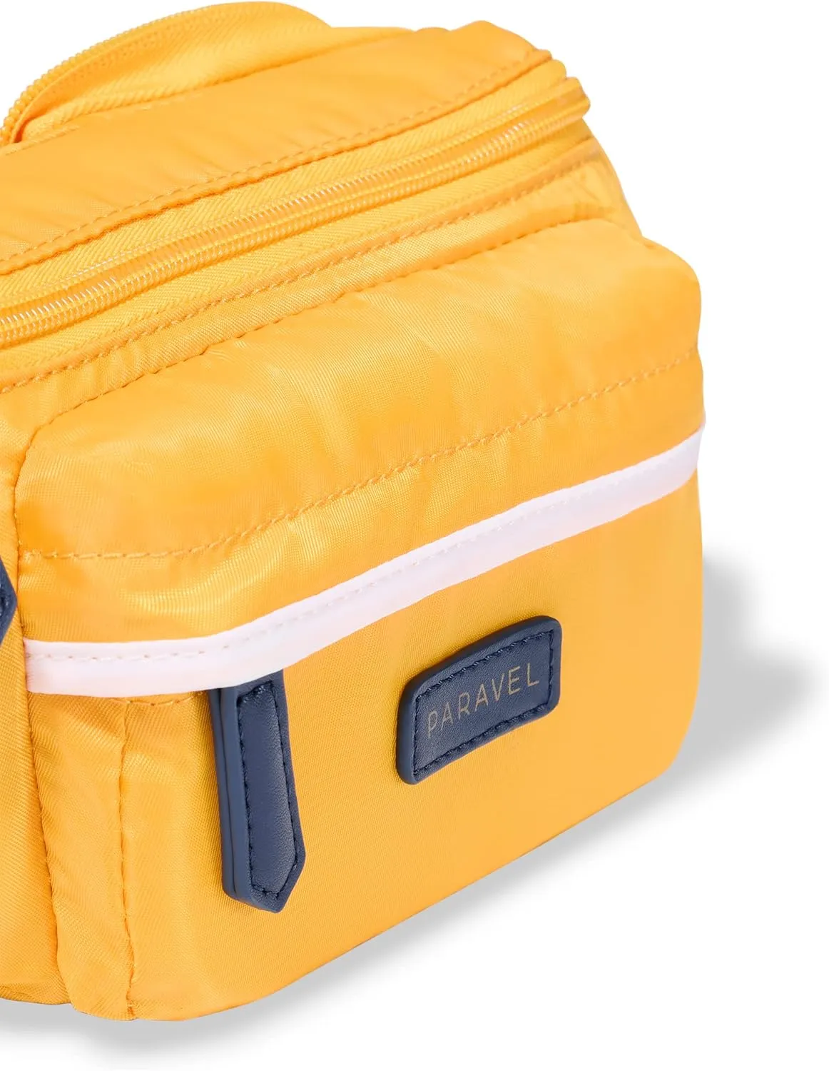 Paravel Fold-Up Belt Bag | Made with Sustainable Recycled Polyester | Belt Bag with Adjustable Straps | Canyon Yellow