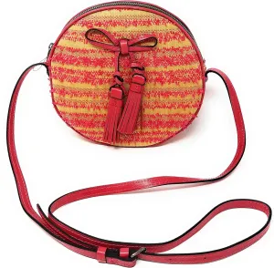 Patricia Nash Ebbe Woven Straw Crossbody