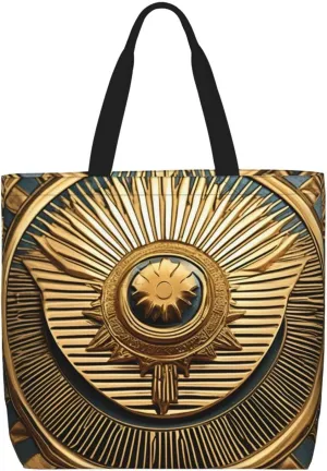 Peacock Feather Print Tote Bag Shoulde Bag Handbag Grocery Bags Reusable For Office Shopping Travel Casual Work Holiday
