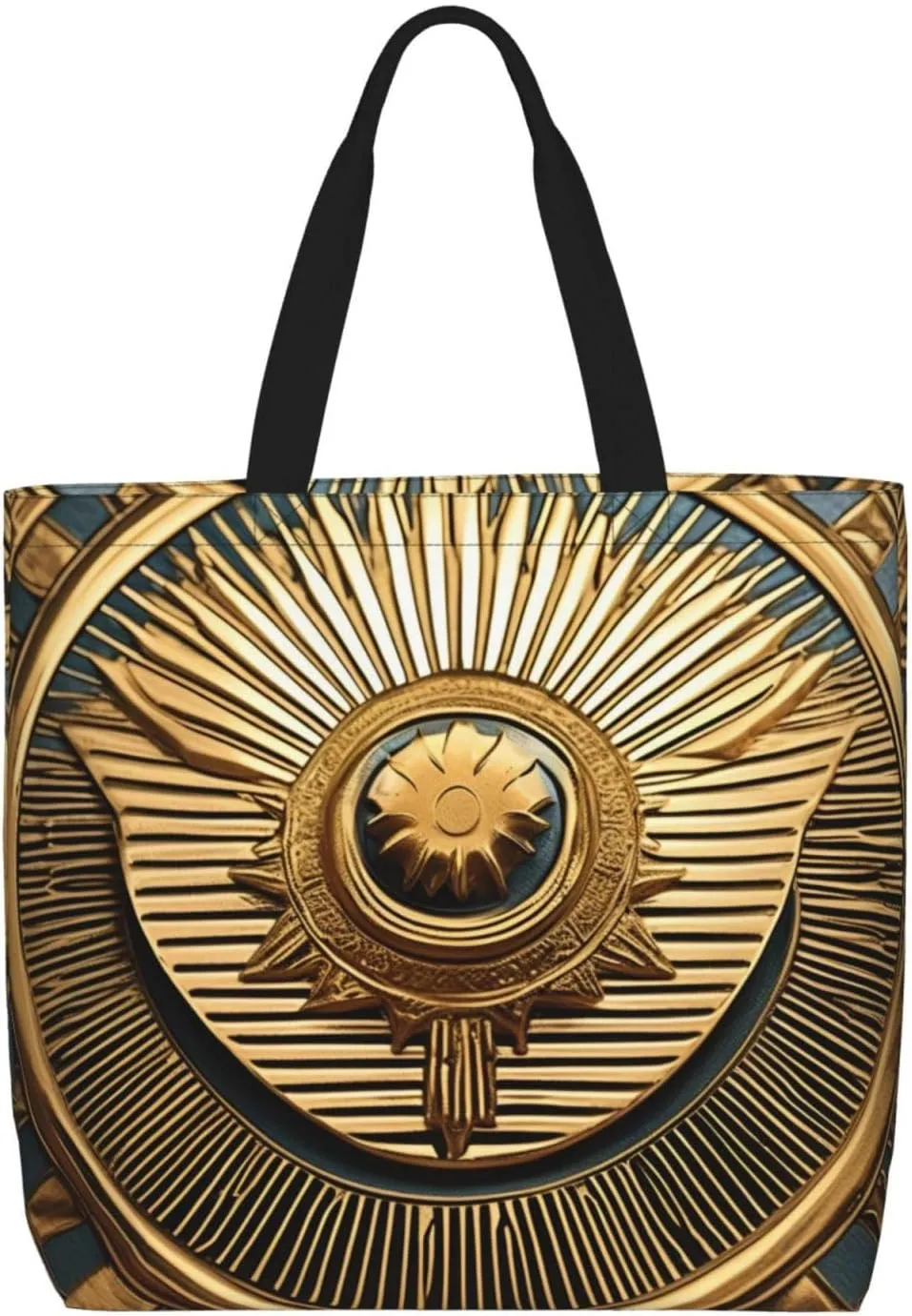 Peacock Feather Print Tote Bag Shoulde Bag Handbag Grocery Bags Reusable For Office Shopping Travel Casual Work Holiday