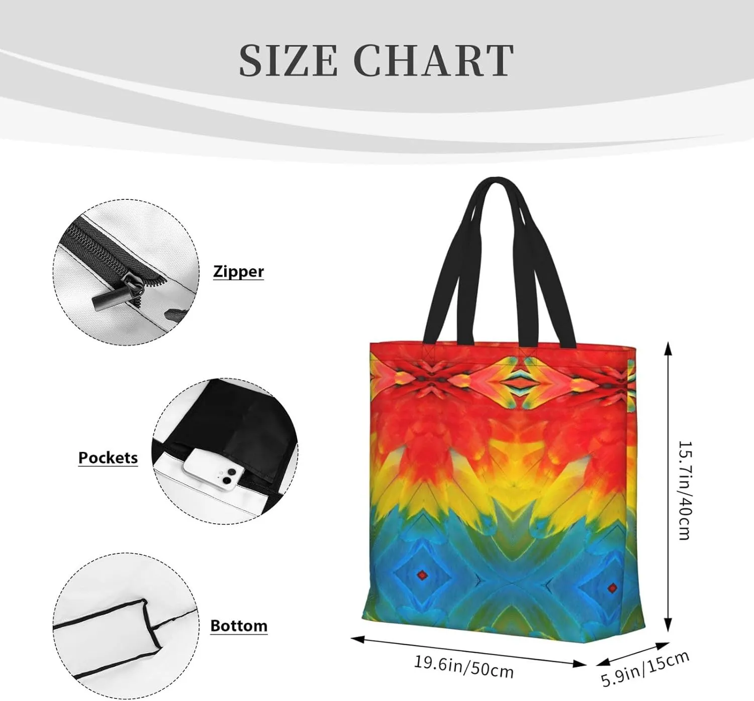 Pink Flamingo Pattern Print Fashion Tote Bag,Travel Handbag For Women, Hobo Bags, Work Shoulder Bags Crossbody Bag