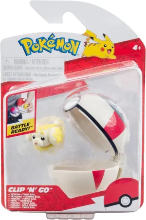 POKEMON Clip N GO FIDOUGH and Timer Ball