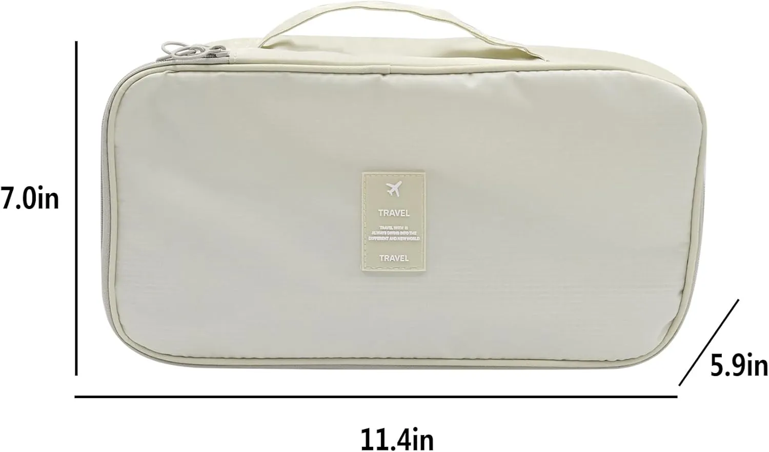 Portable Underwear Bra Storage Bag Waterproof Travel Organizers Multi-Layer Toiletry Packing Cube