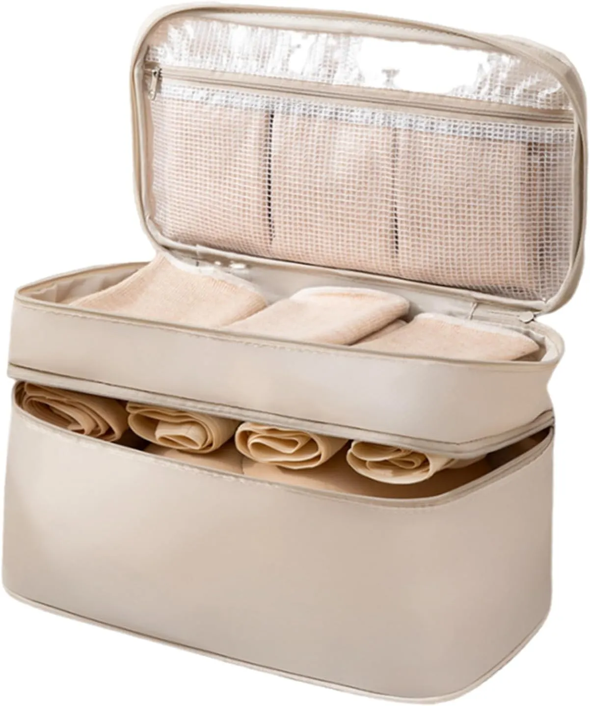 Portable Underwear Bra Storage Bag Waterproof Travel Organizers Multi-Layer Toiletry Packing Cube