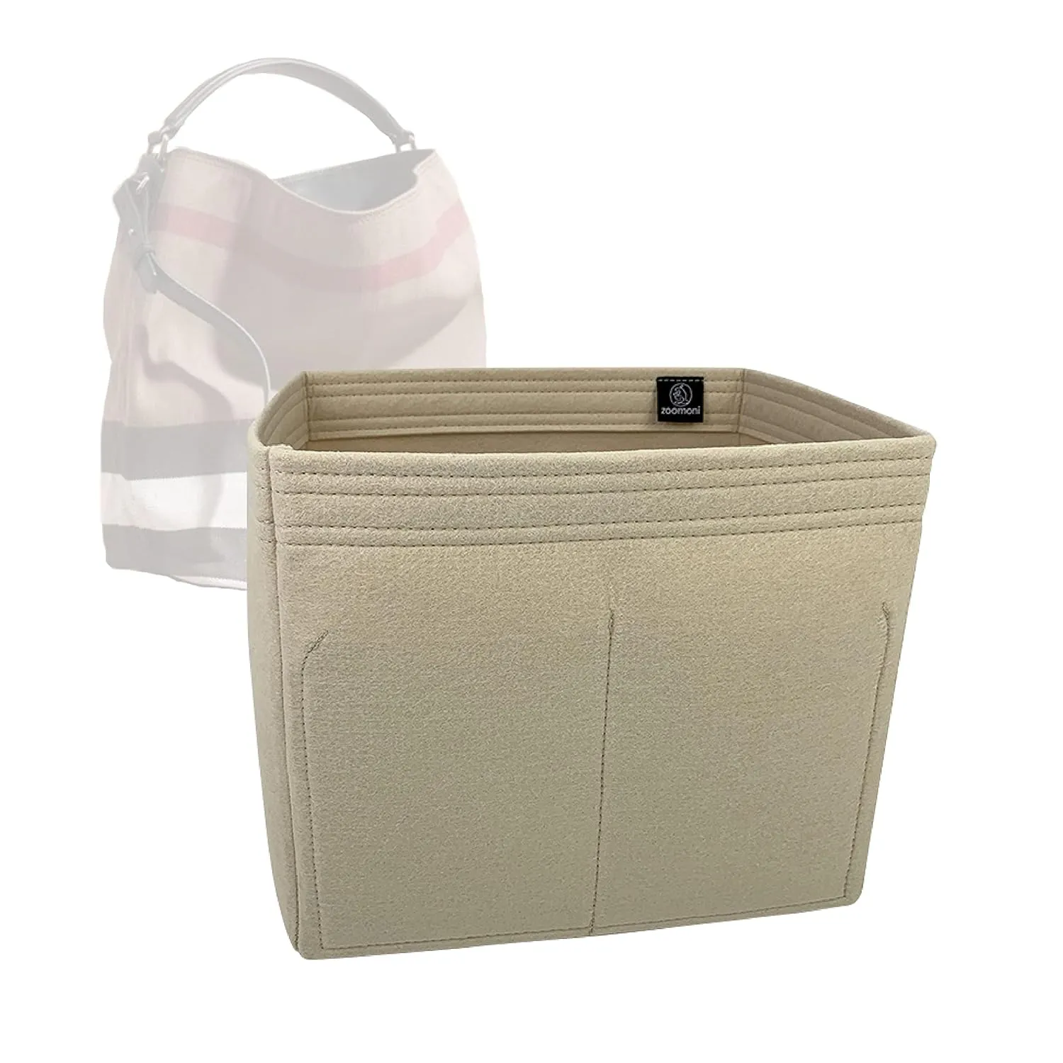 Premium Bag Organizer for Burberry Ashby Medium Hobo Bag (Handmade/20 Color Options) [Purse Organiser, Liner, Insert, Shaper]