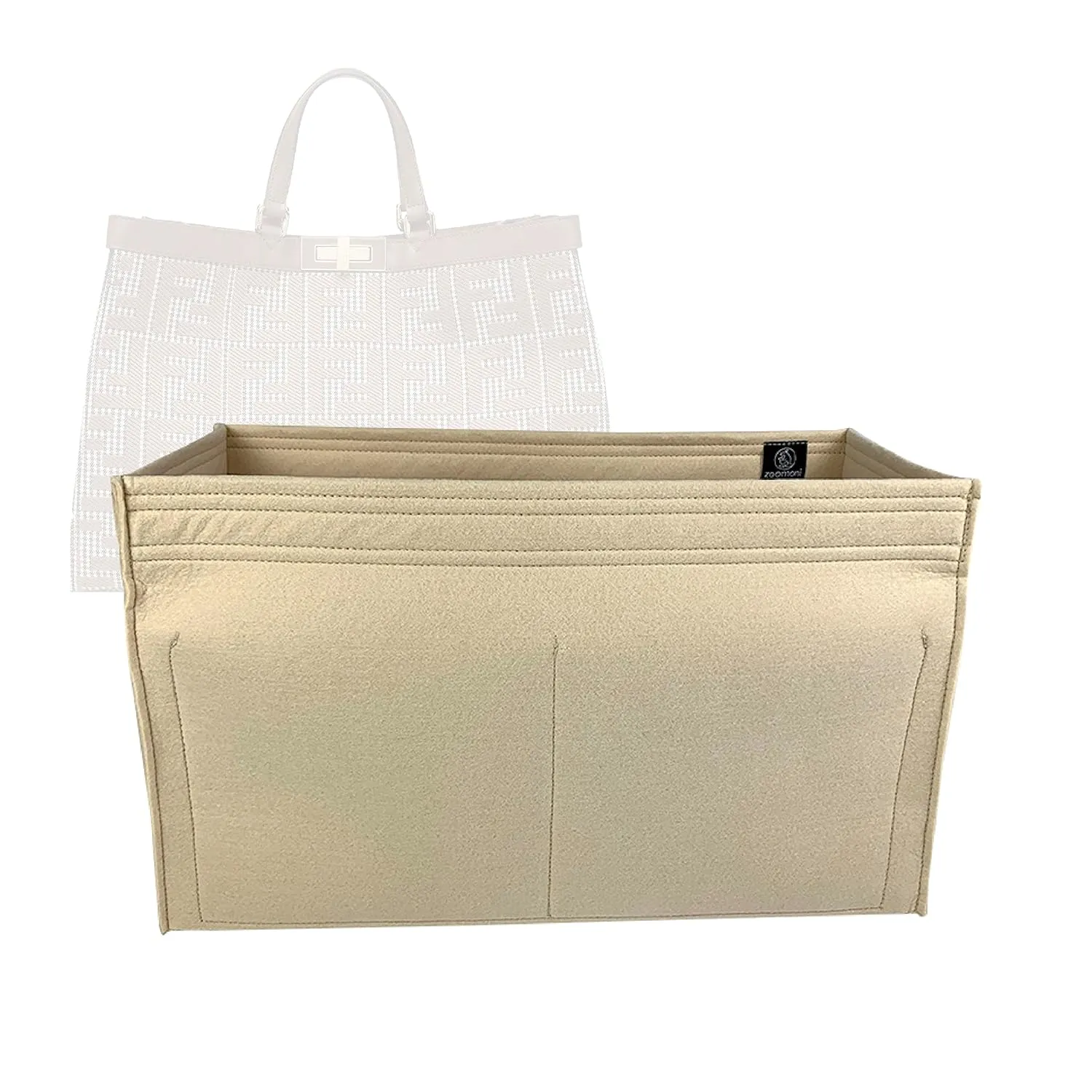 Premium Bag Organizer for Fendi X-Tote (Handmade/20 Color Options/Zoomoni)