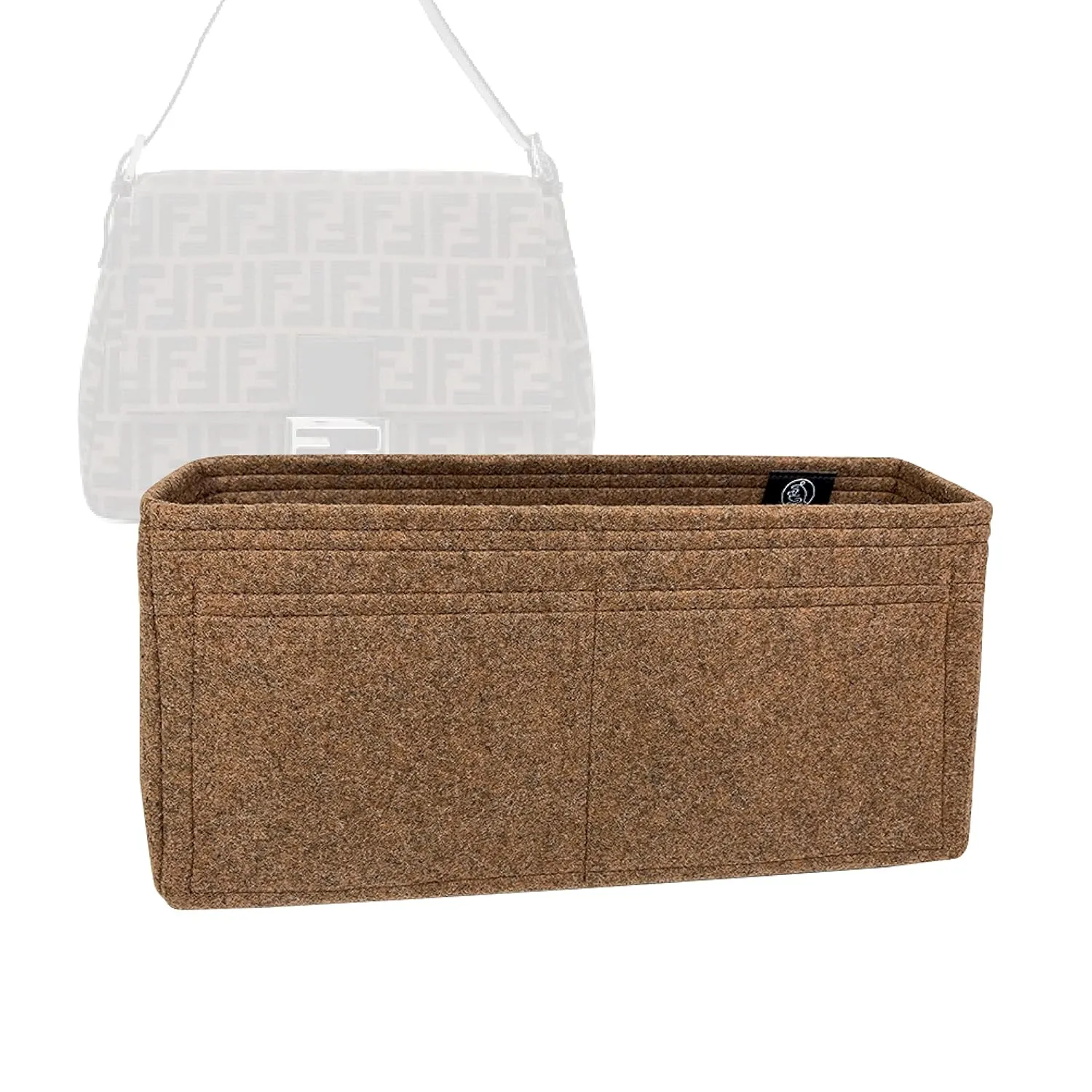 Premium Bag Organizer for Fendi Zucca Mamma Baguette Medium (Handmade/20 Color Options) [Purse Organiser, Liner, Insert, Shaper]