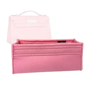 Premium Bag Organizer for Hermes Kelly Pochette (Handmade/20 Color Options) [Purse Organiser, Liner, Insert, Shaper]