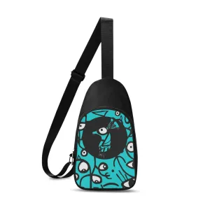 Printed   Embroidered Casual Chest Bags