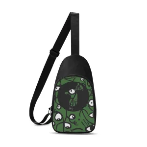 Printed   Embroidered Casual Chest Bags