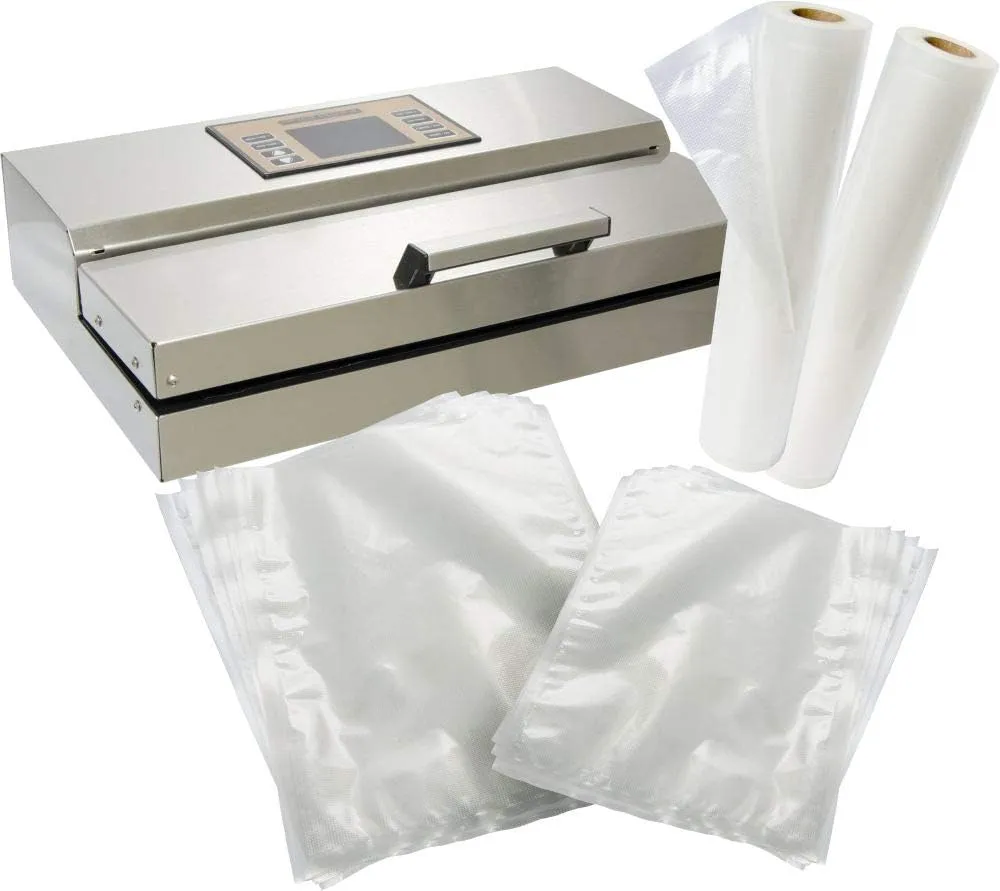Private Reserve Commercial Produce and Food Vacuum Sealer W/ 10 Free Bags