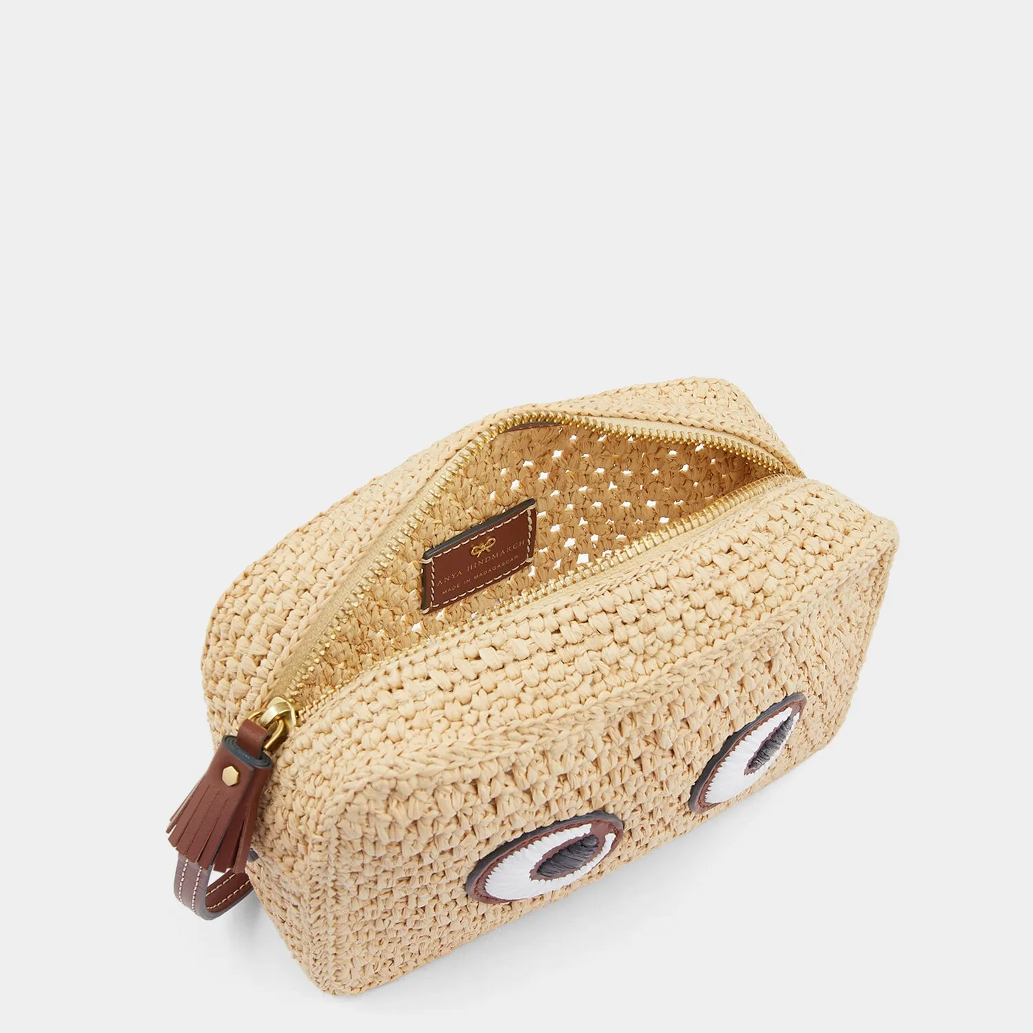 Raffia Eyes Cross-body