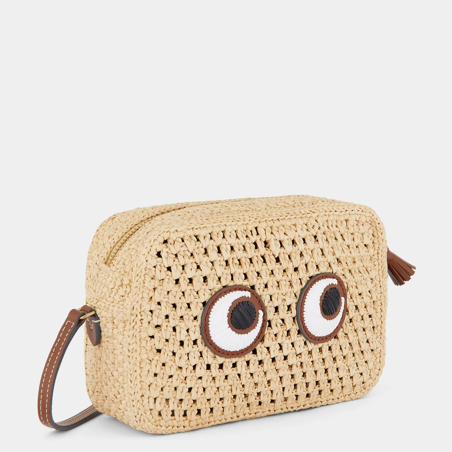 Raffia Eyes Cross-body