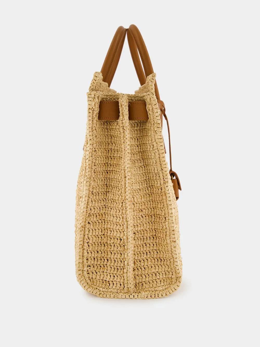 Raffia Leather Bag