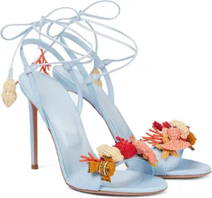 Raffia Peep Toe Heel Sandals for Women Woven Lace Up Slingback Stiletto High Heels Strappy Fashion Dressy Pumps