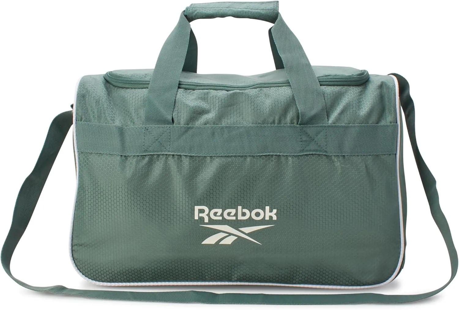 Reebok Duffle Bag – Gym Bag for Women & Men, Carry On and Overnight Duffle for Travel & Fitness, Size Small, Warrior II Green