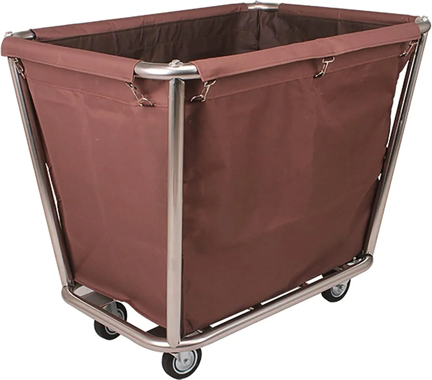 Removable Waterproof Liner Bag, Replacement Laundry Cart Liner Bag, Oxford Cloth Storage Bags, Large Thickened Waterproof Oxford Cloth Bags for Clothes Or Toy Organizer Storage Cart(Brown-rectangular)
