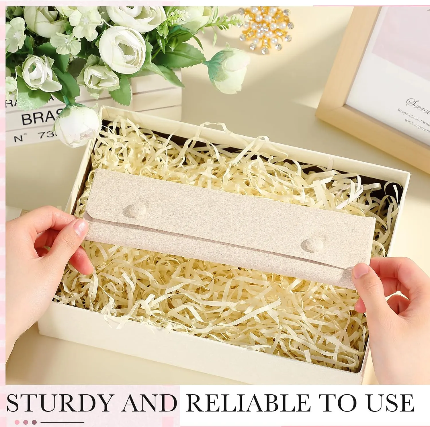 Remuuly 6 Pcs Necklace Travel Case No Tangle Necklace Pouch Travel Jewelry Organizer Bridesmaid Gifts for Wedding Christmas Microfiber Jewelry Pouch Storage Bag for Women