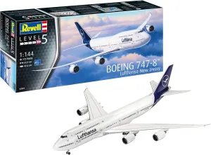 Revell 03891, Boeing 747-8 Lufthansa New Livery, 1:144 Plastic Scale Model